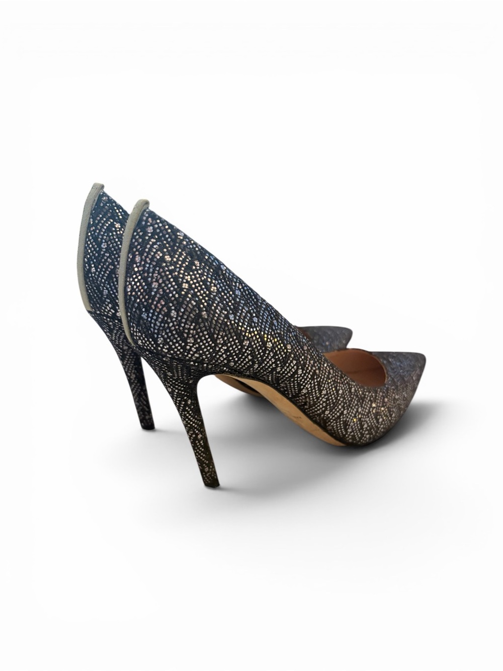 SJP by Sarah Jessica Parker Fawn Glitter Pumps | Size 37.5 | 100 mm heel - Picture 3 of 9